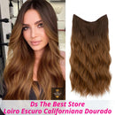 Cabelo Volumoso em Minutos com o Aplique 2 em 1 (Fio + Tic Tac)