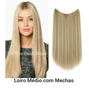 Comprimento em instantes com esse aplique invisível modelo liso