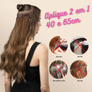 Cabelo Volumoso em Minutos com o Aplique 2 em 1 (Fio + Tic Tac)