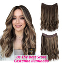 Cabelo Volumoso em Minutos com o Aplique 2 em 1 (Fio + Tic Tac)