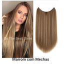 Comprimento em instantes com esse aplique invisível modelo liso