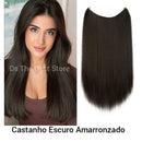 Comprimento em instantes com esse aplique invisível modelo liso