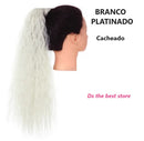 Magical Hair Extensor Rabo Modelo Cacheado 58cm SEM PIRANHA