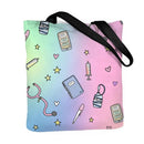 Bolsa de Ombro de Lona com Estampa Dupla Face para Enfermeiras, Bolsa de Compras Moderna, Bolsas de Presente - Promoção Quente