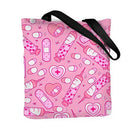 Bolsa de Ombro de Lona com Estampa Dupla Face para Enfermeiras, Bolsa de Compras Moderna, Bolsas de Presente - Promoção Quente