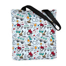 Bolsa de Ombro de Lona com Estampa Dupla Face para Enfermeiras, Bolsa de Compras Moderna, Bolsas de Presente - Promoção Quente