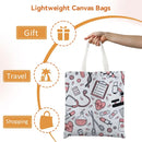 Bolsa de Ombro de Lona com Estampa Dupla Face para Enfermeiras, Bolsa de Compras Moderna, Bolsas de Presente - Promoção Quente