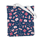 Bolsa de Ombro de Lona com Estampa Dupla Face para Enfermeiras, Bolsa de Compras Moderna, Bolsas de Presente - Promoção Quente
