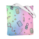 Bolsa de Ombro de Lona com Estampa Dupla Face para Enfermeiras, Bolsa de Compras Moderna, Bolsas de Presente - Promoção Quente