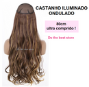 Magical Hair Extensor 80cm Liso e Ondulado - Festival de Ofertas 2026