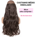 Magical Hair Extensor 80cm Liso e Ondulado - Festival de Ofertas 2026