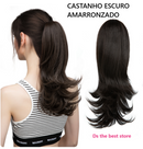 Rabo de Cavalo Piranha - 35CM - Idêntico ao Cabelo Humano - Festival de Ofertas 2026