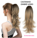Rabo de Cavalo Piranha - 35CM - Idêntico ao Cabelo Humano - Festival de Ofertas 2026