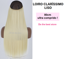 Magical Hair Extensor 80cm Liso e Ondulado - Festival de Ofertas 2026