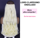 Magical Hair Extensor 80cm Liso e Ondulado - Festival de Ofertas 2026