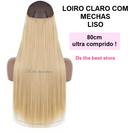Magical Hair Extensor 80cm Liso e Ondulado - Festival de Ofertas 2026