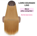 Magical Hair Extensor 80cm Liso e Ondulado - Festival de Ofertas 2026