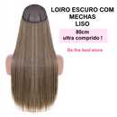 Magical Hair Extensor 80cm Liso e Ondulado - Festival de Ofertas 2026
