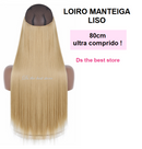 Magical Hair Extensor 80cm Liso e Ondulado - Festival de Ofertas 2026