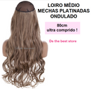 Magical Hair Extensor 80cm Liso e Ondulado - Festival de Ofertas 2026