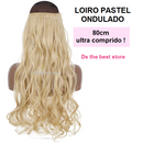 Magical Hair Extensor 80cm Liso e Ondulado - Festival de Ofertas 2026