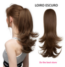 Rabo de Cavalo Piranha - 35CM - Idêntico ao Cabelo Humano - Festival de Ofertas 2026