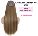 Magical Hair Extensor 80cm Liso e Ondulado - Festival de Ofertas 2026