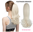 Rabo de Cavalo Piranha - 35CM - Idêntico ao Cabelo Humano - Festival de Ofertas 2026