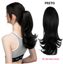 Rabo de Cavalo Piranha - 35CM - Idêntico ao Cabelo Humano - Festival de Ofertas 2026