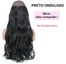 Magical Hair Extensor 80cm Liso e Ondulado - Festival de Ofertas 2026